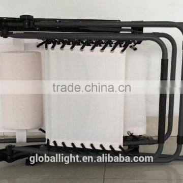 White Zero Gravity Chair Portable Folding Beach Chair With Anthracite Frame photo-5