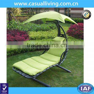 Dream Chair Suspended Lounger With Umbrella in Apple Green
