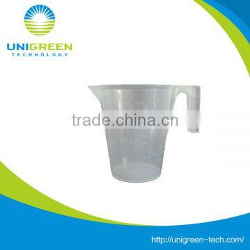 Tansparent pp measuring cup with handle