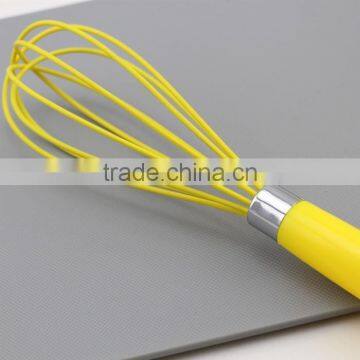 Yellow Nonstick Cookware Silicone Whisk photo-4