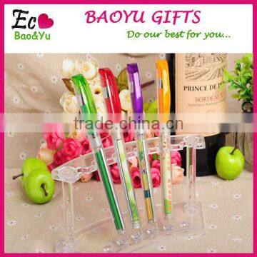 Cheap Banner Pen/Promotional Gel Pen/Advertising Pull Out Banner Pen