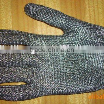 Stainless steel wire mesh gloves chain mail glovesmesh gloves for butchers