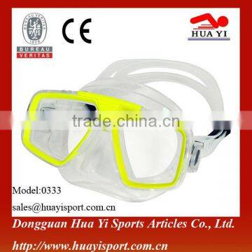 Selection color oem pvc strap and skirt for junior diving mask