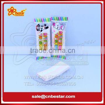 Halal Rainbow Color Marshmallow Piece Shape with Fruit Jam