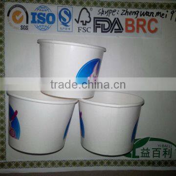 22oz Disposable Packaging Yogurt Paper Cups