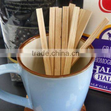 Bar Use Convenient Healthy Disposable Coffee Stirrers In Wood