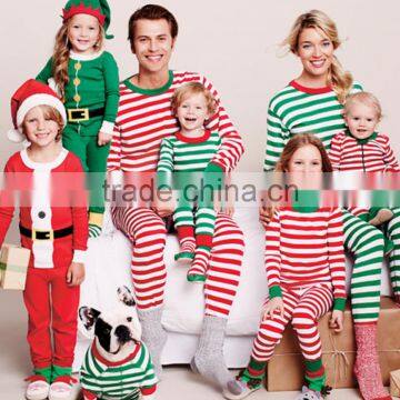 Christmas Striped Pajamas With Top Quality