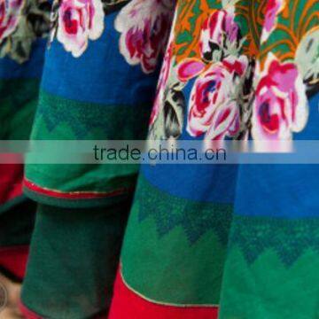 Long Floral Vintage Dress Folk Style Women's Dress photo-4
