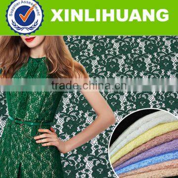 90%Nylon 10%Spandex African Lace Fabric photo-3