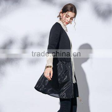 Maxnegio Wommen Coat Autumn 2017 Zipper Coat Fashion Coat photo-3