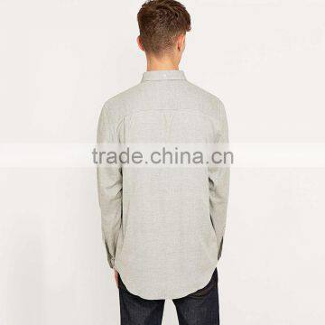 Wholesale 2016 New Style Casual Long Sleeve Linen Slim Fit Shirts for Men photo-2