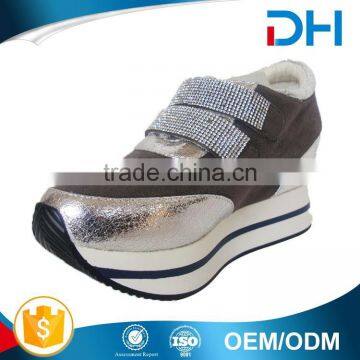 Customized best price thick PU insole women running shoes factory china