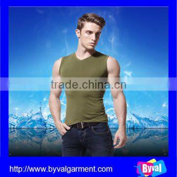 Wholesale polyester tank top in bulk/ sleeveless tank top/ Custom own design tank top