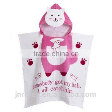 Wholesale Cotton Cartoon Printing Kids Hooded Towels photo-6