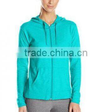 Full Zip Tracksuit 100% Cotton Cheap Hoodies for Women photo-5