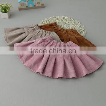 S16735A 2017 hot sale baby girls new design children's skirt