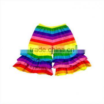 Giggle Moon Remake Girls Matching Icing Short Girls Chevron Stripe Ruffles Pants photo-2