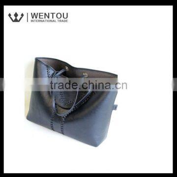 New Designs Fashionable Plain Two-sided Tote Bag photo-2