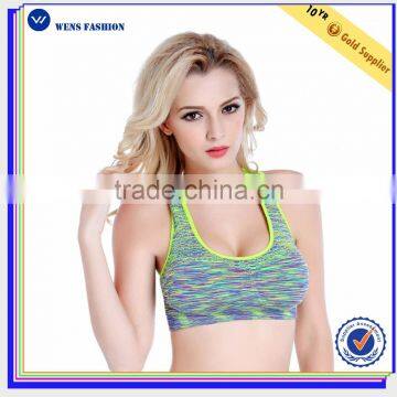 Factory Wholesale Sexy Seamless Gym Bra Top Womens Padded Sports Bra