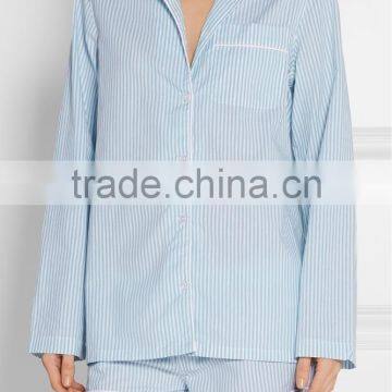 Sleepwear for Women! High Quality Cozy Long Checked Shirt and Shorts Pajamas Set