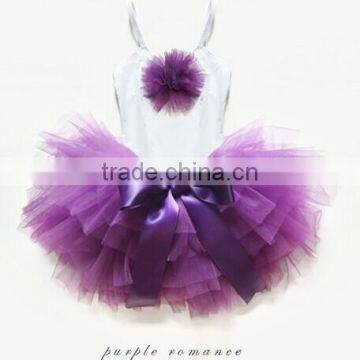 Purple Romantic tutu, Lolli POP (Red & Blue)