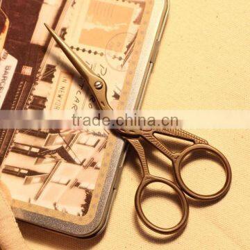 Antique Zakka Scissors Embroidery Bird Scissors Craft Thread Scissors photo-6