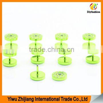 Custom New Products 2016 Stainless Steel Fake Tunnel Ear Plugs Body Jewelry Pierceing In China photo-4