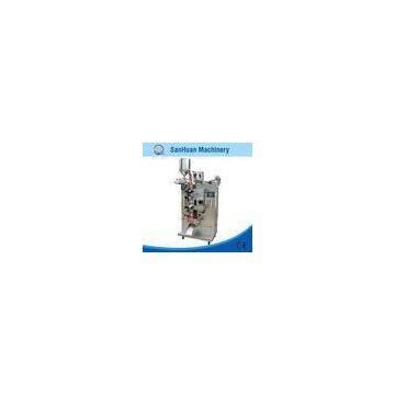 Vinegar / Cream 300mm Four Side Sealing Packing Machine With Horizontal Stroke Pump