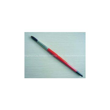 Black&Red Wooden Handle Nickel-Plated Synthetic Artist Brush(1950)