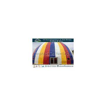 20m colorful waterproof  large dome tent with 120 km / h wind load