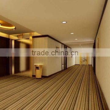 Needle punched plain color Nonwoven exhibition shaggy carpet,rugs/colorful striped carpet