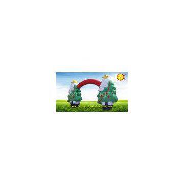 PVC Chirstmas Trees inflatable Advertising Archway For Outdoor Decoration