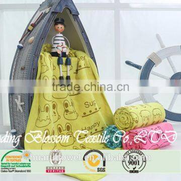 2016 Hot Selling Cartoon Animal Printed Skin Care Super Absorbent Bath Towels photo-3