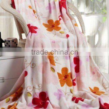 polar fleece colourful blanket