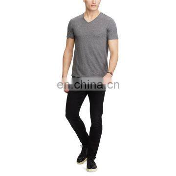 OEM Clothing Manufacturing v Shape Collar Jersey t Shirt photo-2