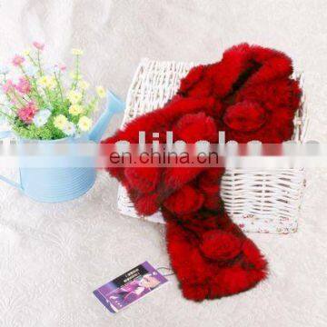 BY- WJ025 Rabbit Fur Scarf