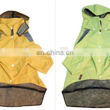 waterproof breathable rainproof pet dog rain coat