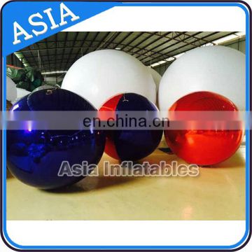 Hot Sale inflatable mirror balloon/ silk helium balloon for advertising