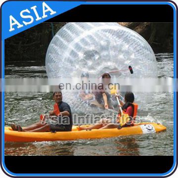 2015 newest design for kids fun water playing pvc inflatable roller