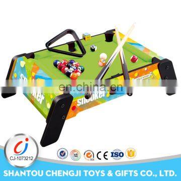 2017 Hot sale kids sports toys plastic mini portable modern pool table