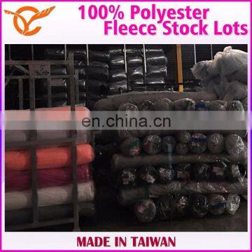 New Coming 100% Polyester Fleece Fabric Stock Lots