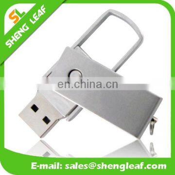 Promotional cheap metal swivel usb flash drive