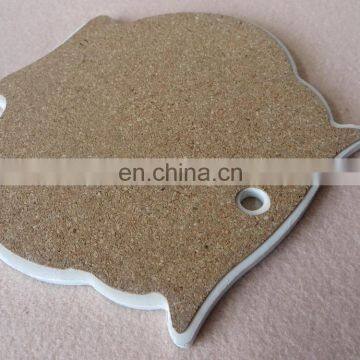 Unique Design Heatproof Ceramic Plate Mat With Cork Backing photo-3