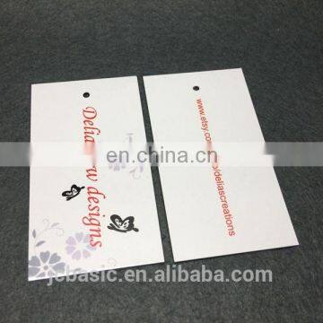 wholesale new design art paper printing cheap custom hang tags