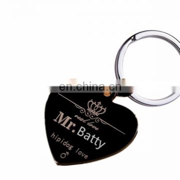 Cute design customized logo engraved metal pet tag