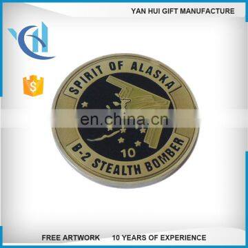 Promotional US Cheap Personalized Souvenir 2d Custom Engraved Marnine Corps Air Force Navy Military Army Challenge Coin photo-2