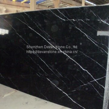 Nero marquina marble slabs & tiles