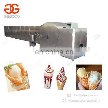 Fast Speed Commercial Ice Cream Cone Baking Machine Making Equipment Rolled Sugar Cone Machinery photo-2