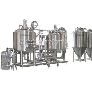 500L Liter stainless steel beer producing line micro beer brewing equipment for sale