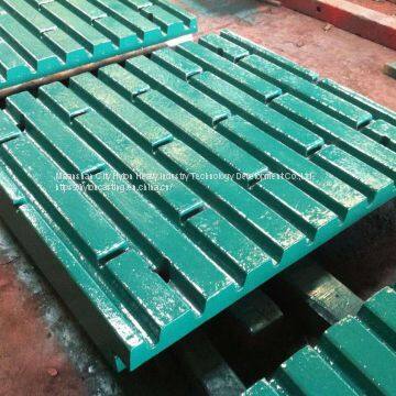 Parts Spares Movable Jaw Plate of High Manganese Steel Suit C110 Metso Nordberg Jaw Crusher photo-4
